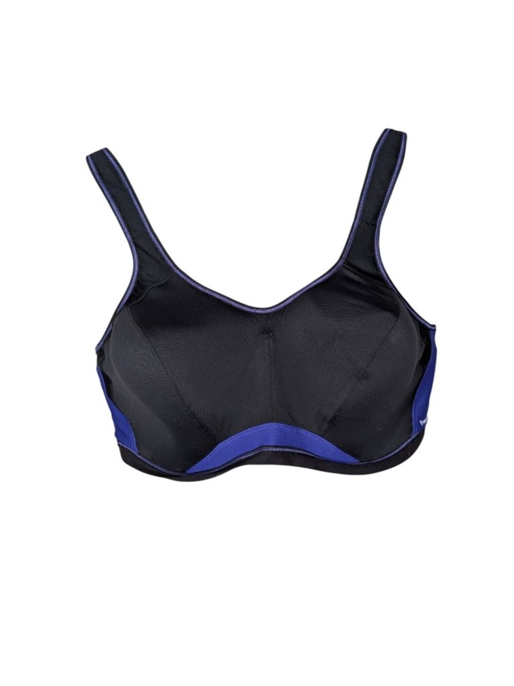 Freya Epic UW Crop Top Sports Bra Electric Black 40I High-Impact Activewear